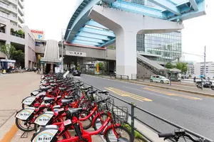 豊洲近辺のシェアサイクルポート
