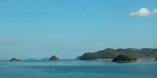 島で遊ぶ一日