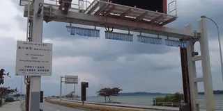 沖縄中部 海中道路と勝連城跡