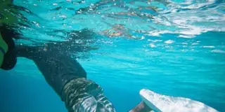 沖縄本島から日帰りで行ける無人島・ナガンヌ島で海遊び！