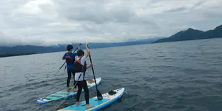 洞爺湖で火山と温泉とSUPでお腹いっぱい