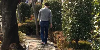 タニタの足裏健康小径で健康休日