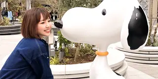 かわいいスヌーピーに触れ合える場所❤︎