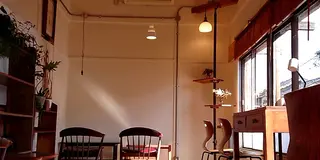中通りでお茶をする