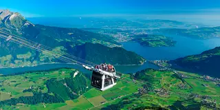 【スイス🇨🇭】CabriOオープンデッキ付き2階建てロープウェイで空中散歩とルツェルン散策