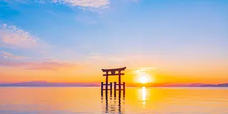 琵琶湖を取り囲む近江路へ旅立つ
