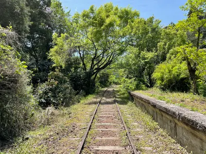 旧国鉄 倉吉線 泰久寺駅跡