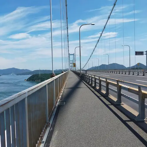 しまなみ海道サイクリングロードのスタート