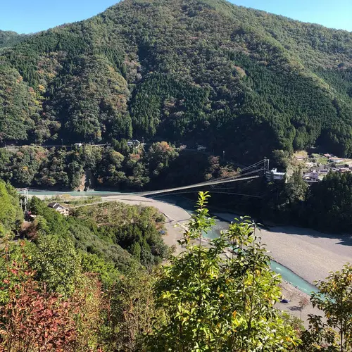 谷瀬の吊り橋
