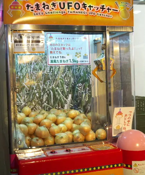 たまねぎＵＦＯキャッチャーって！？淡路島たまねぎづくしの旅