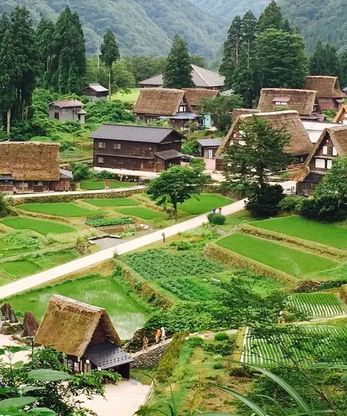 世界遺産 白川郷と。