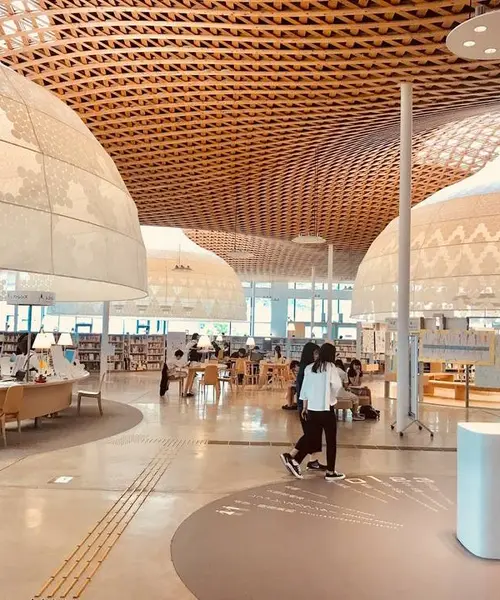 美しく芸術的な図書館への旅📖