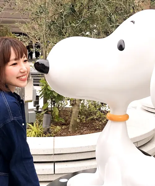 かわいいスヌーピーに触れ合える場所❤︎