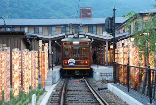 京福電鉄沿線をゆっくり楽しむ