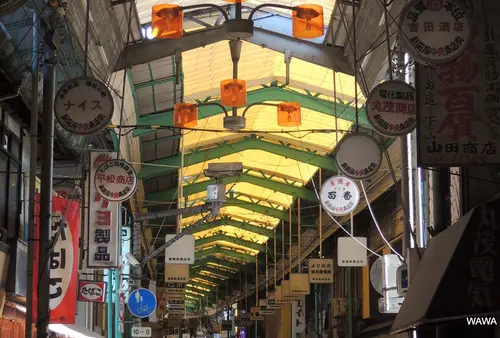 大阪西成区の昭和レトロなアーケード商店街散歩