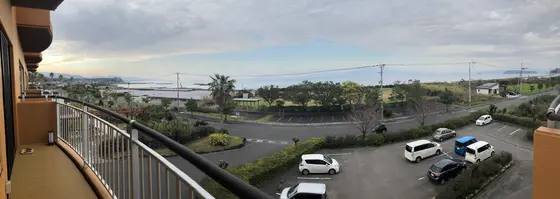 ベランダから景色