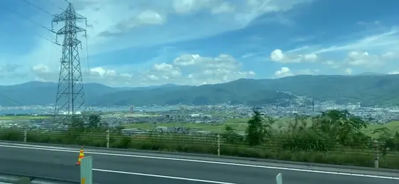 車窓からの景色