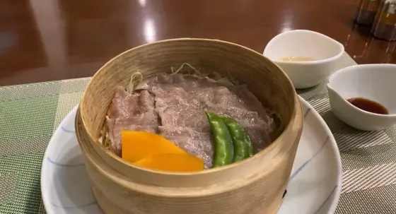 信州牛のせいろ蒸し