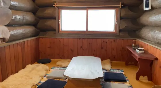 山小屋みたいな雰囲気