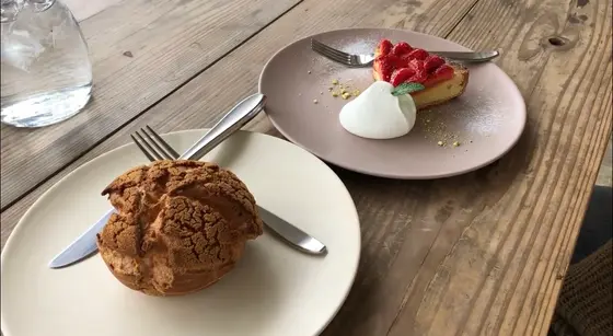 クリームが濃厚で美味しかった😍😍😍