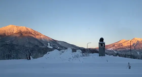 妙高山と黒姫、両方が見えて美しい…！