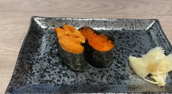 ウニといくら。