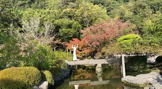 紅葉が残っていていい雰囲気〜☺️