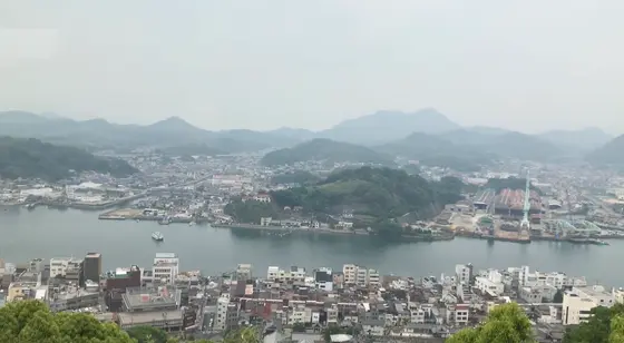 ロープウェイからの眺め