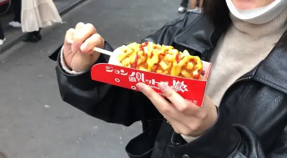 ポテトモッツァレラ米ハットグ 450円