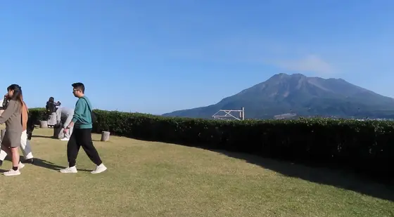 桜島が見えるビュースポット！