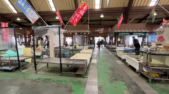 市場内の様子