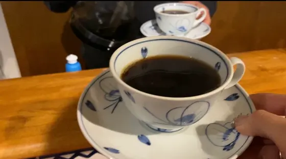 優しいマスターが淹れてくれたコーヒー☕️