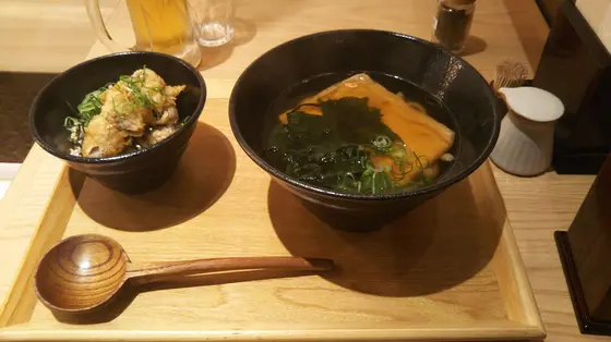 本日のうどん定食