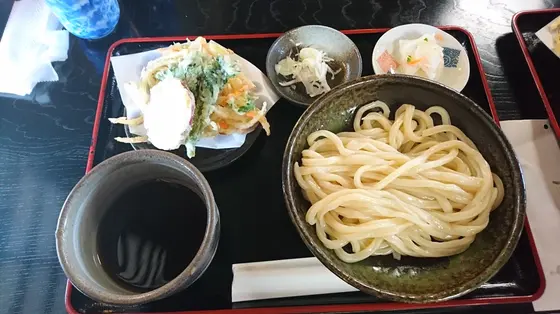 もりうどん天ぷら付き