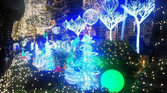 山側限定イルミネーション