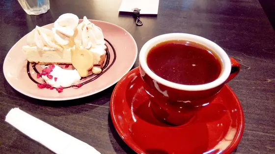 フレンチプレスのコーヒーいただきました