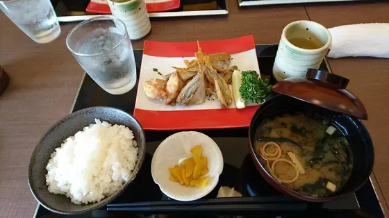 釣った魚のspecialランチ♪
