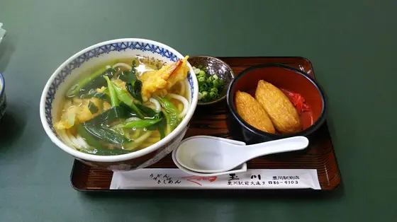 天ぷらいなりのセット