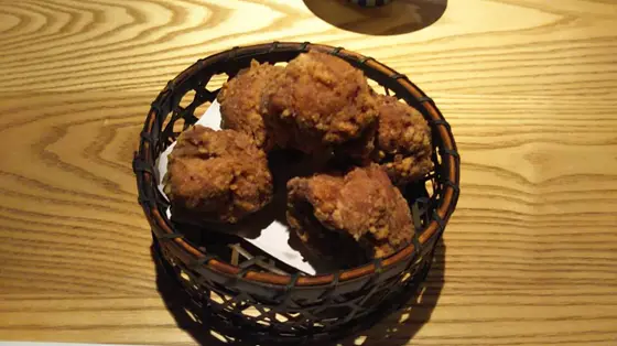 地鶏唐揚