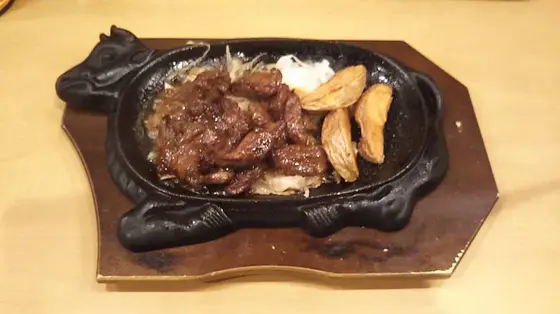 炭焼きステーキ
