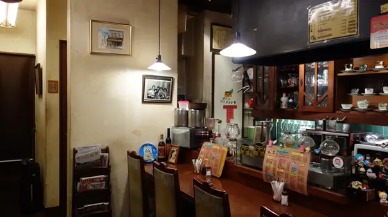 大正時代に戻ったみたいなレトロな喫茶店