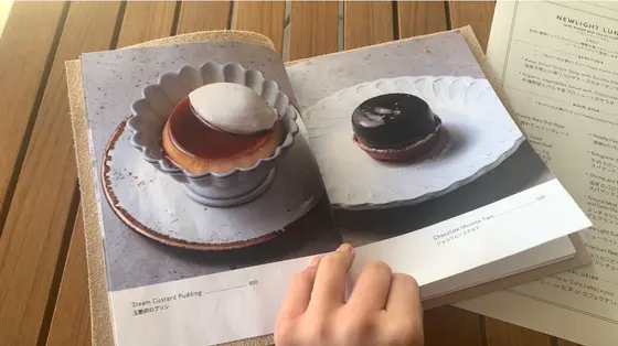 デザートメニュー