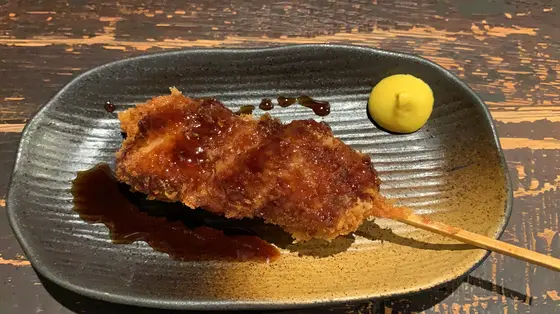 レバカツ串 ¥190