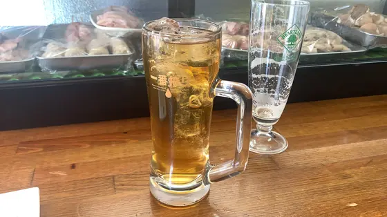 ごぼう茶割り（360円）