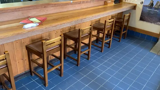 カウンターもあり