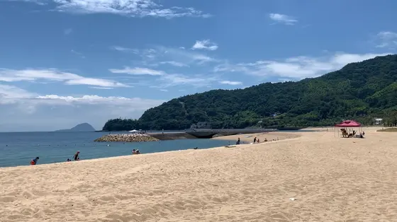綺麗な海で海水浴もできますよ〜☺️💖