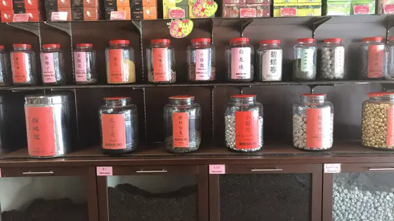 中国茶の量り売り