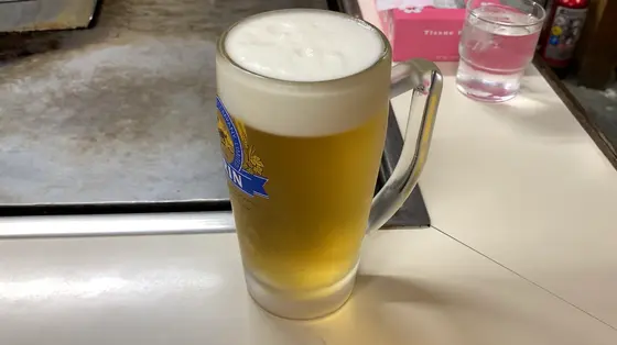 生ビール　550円