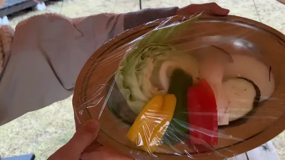 お野菜とキノコ