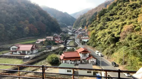 ホームからの景色